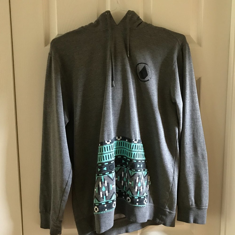 - Volcom Men's Sweatshirt Hoodie Size Medium Gray